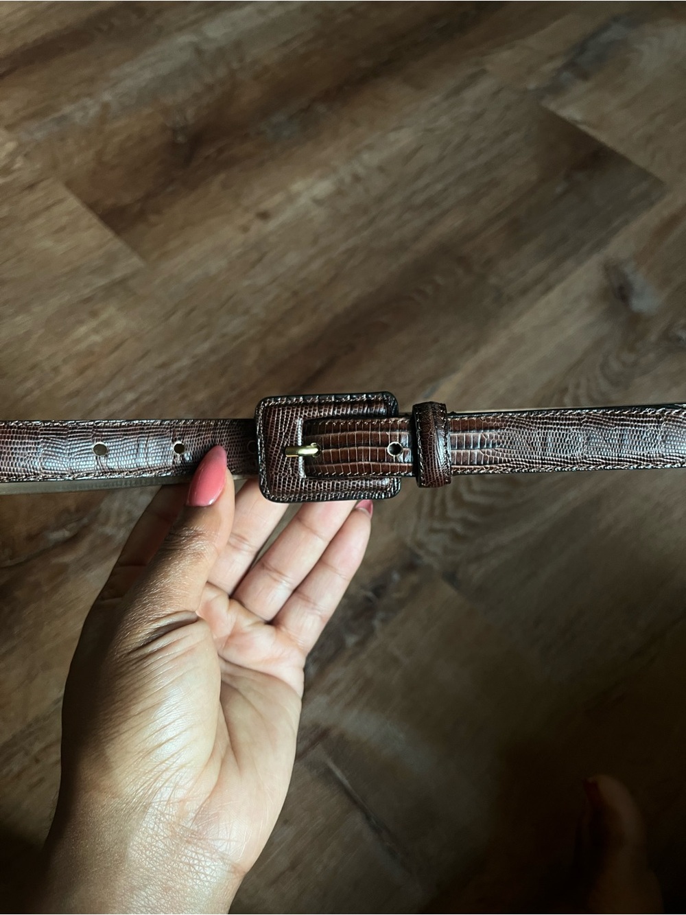 Brooks Brothers Light Tan Calfskin Leather Belt